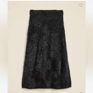 J. Crew Collection textured metallic A-line skirt XS